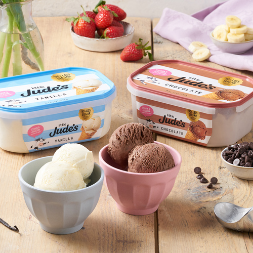 Jude's Raspberry NEW LOWER SUGAR LITTLE JUDE'S | The Scoop | Jude's Ice Cream