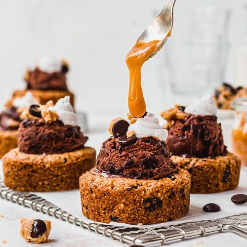 Cookie Dough Cups. 100 Plant Based. Recipes Jude's Ice Cream